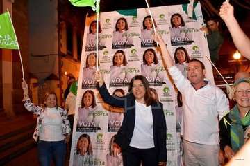 Arranque de la campaña electoral en Telde (Foto TA y Antonio Alí)